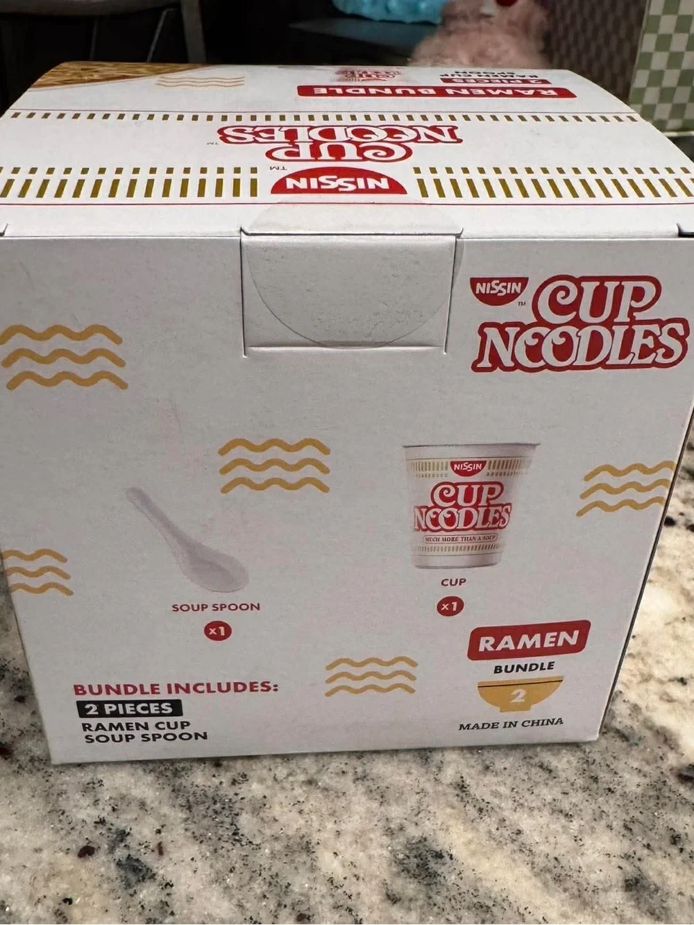 ISSI Cup Noodles Ramen Bundle – White & Red